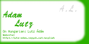 adam lutz business card